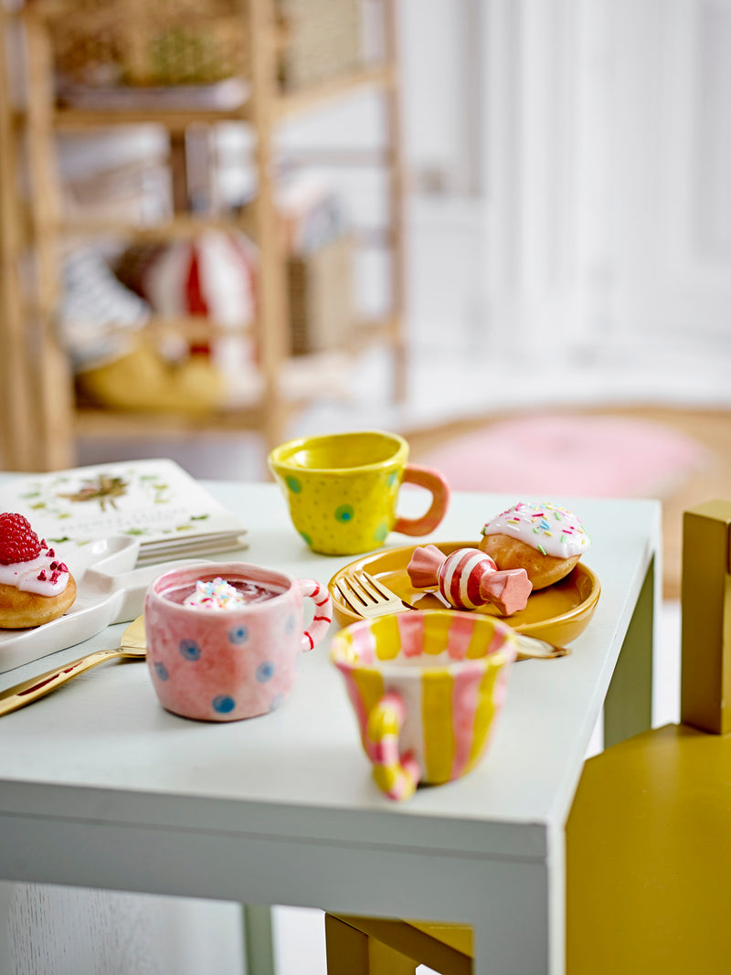 kleine Tasse Nini gelb, Steingut
