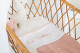 Kuscheldecke, Babydecke, Strick Riverknit, rosa, 75x100cm