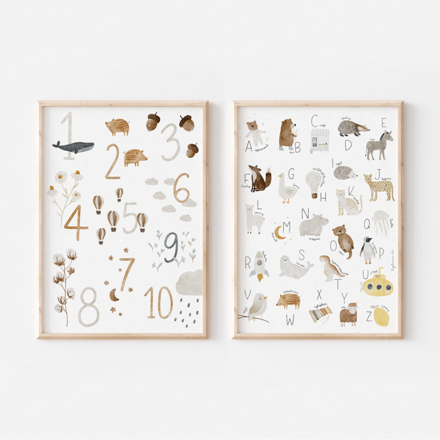 Poster Alphabet, A4