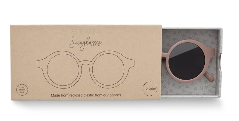 Kindersonnenbrille aus recyceltem Plastik - Vintage Rose | Nachhaltige Kindersonnenbrille aus recyceltem Plastik, Farbe: Vintage Rose | Kinder von 4 bis 10 Jahren