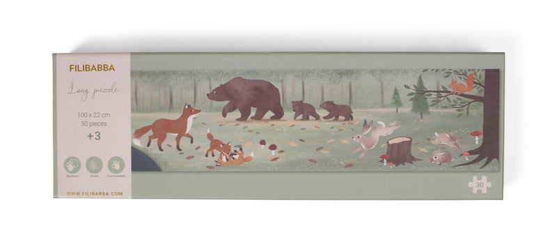 Puzzle mit 30 Teilen für Kinder ab 3 Jahre - Nordische Tierwelt