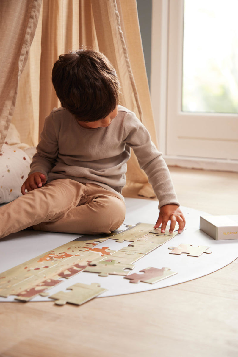 Puzzle mit 30 Teilen für Kinder ab 3 Jahre - Nordische Tierwelt