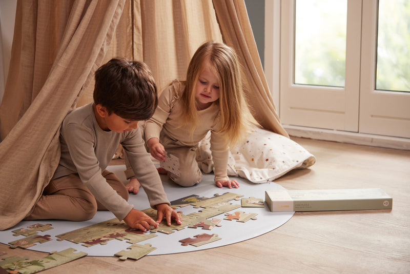 Puzzle mit 30 Teilen für Kinder ab 3 Jahre - Nordische Tierwelt