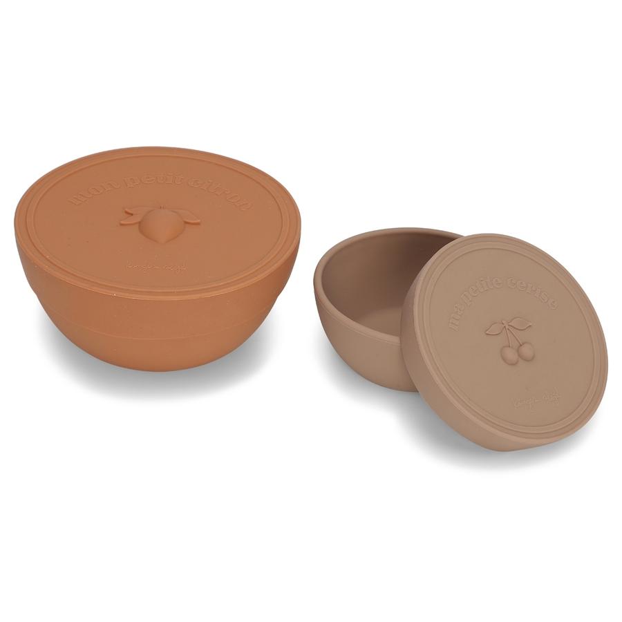 Snackboxen 2er Pack, Blush/ Terracotta Red