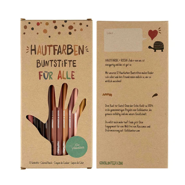 Buntstifte für Alle, Hautfarben