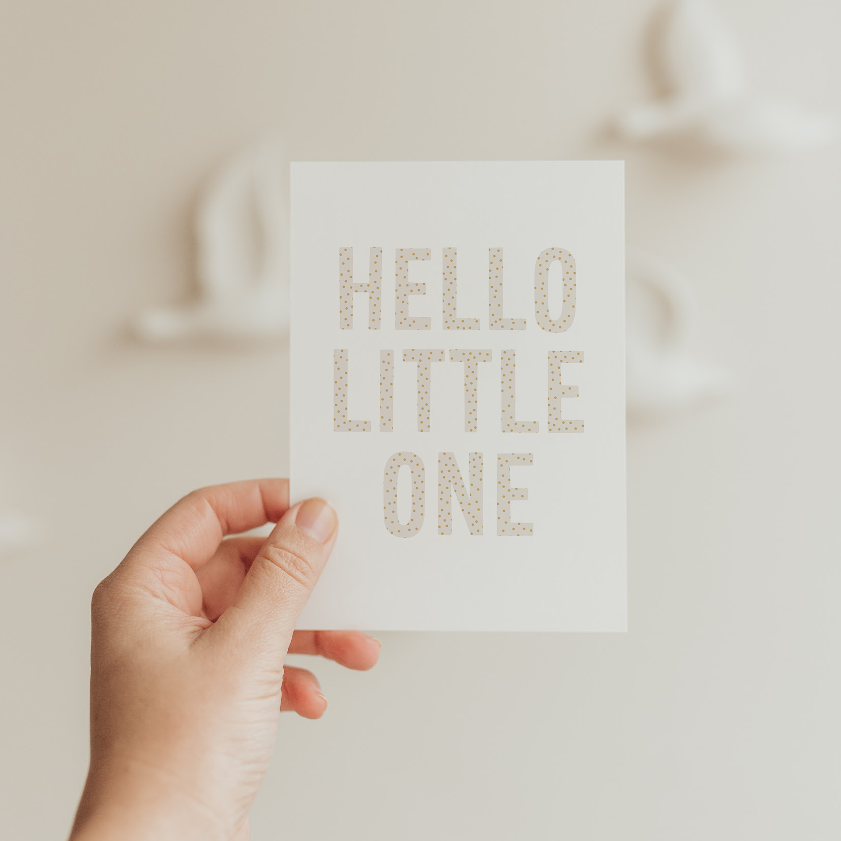 Postkarte "Hello little One"