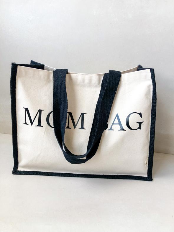MOM Bag Shopper, Black & White