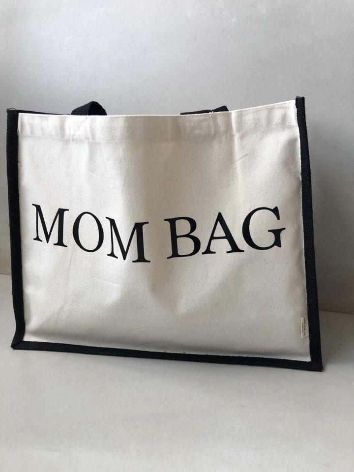 MOM Bag Shopper, Black & White