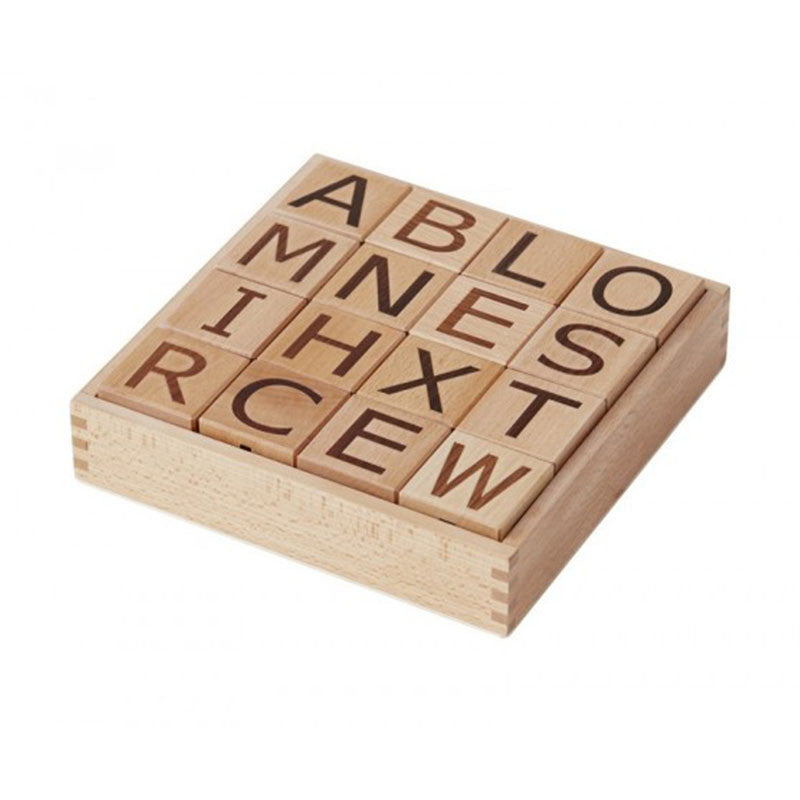 Kinder Buchstaben Würfel ABC aus Holz