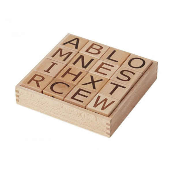 Kinder Buchstaben Würfel ABC aus Holz