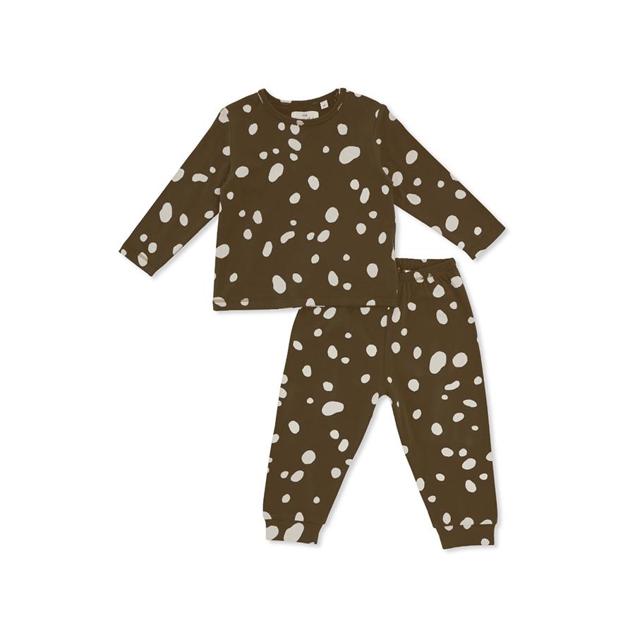 Kinder Schlafanzug Pyjama aus Bio-Baumwolle